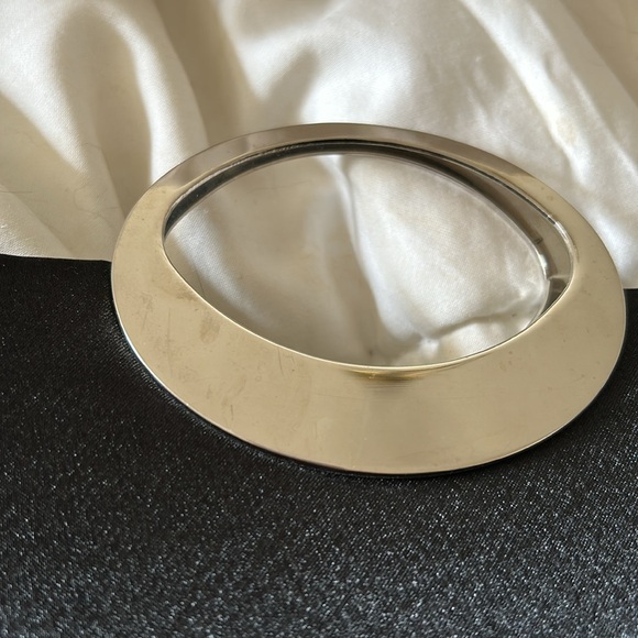 Clutch Evening Bag withh Rhinestone & Silvertone handles - Picture 3 of 6